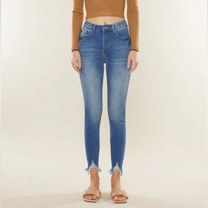 Kancan Maria High Rise Ankle Skinny Jeans